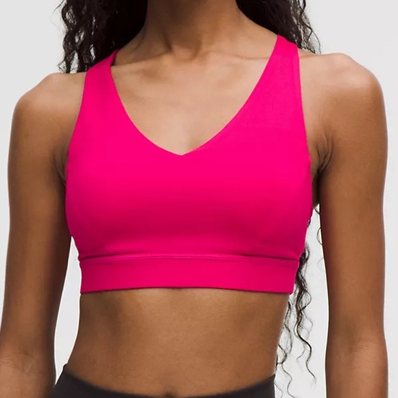 Lululemon envital v-neck cross back bar white